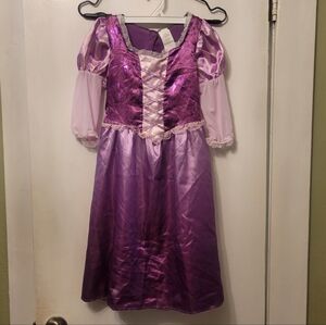 Disney Rapunzel Tangled Princess Costume Purple Pink Dress Child (Size  6-8)